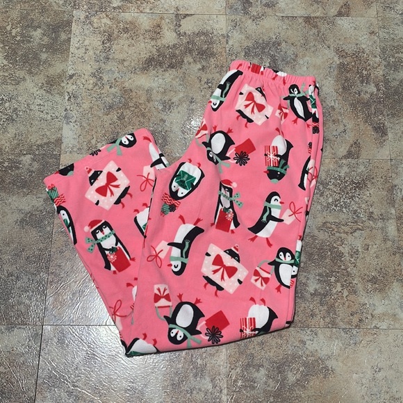 Carters big girl pajama set penguin fleece pants - Picture 4 of 4